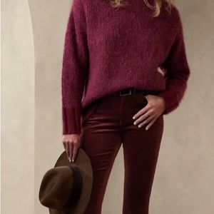 Banana Republic Corduroy Pants Dark Cherry